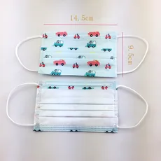ماسک سه لایه کودک طرح دار 