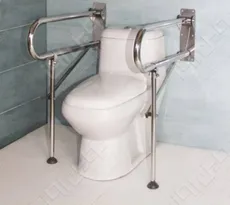 دستگیره اتکای استیل تاشو ی پایه دار 