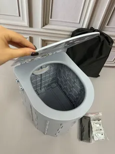 توالت فرنگی سفری تاشو کم جا 