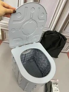 توالت فرنگی سفری تاشو کم جا 