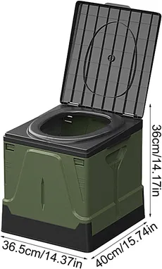 توالت تاشو سفری  black deer مدل 6204