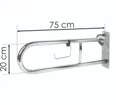 دستگیره کمکی تاشو استیل سالمند اتکا