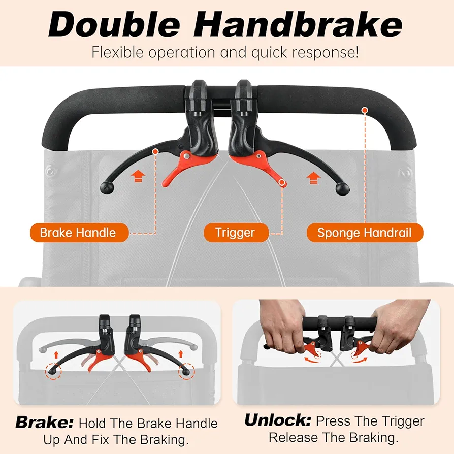 ویلچر مسافرتی سبک با دسته چمدانی 