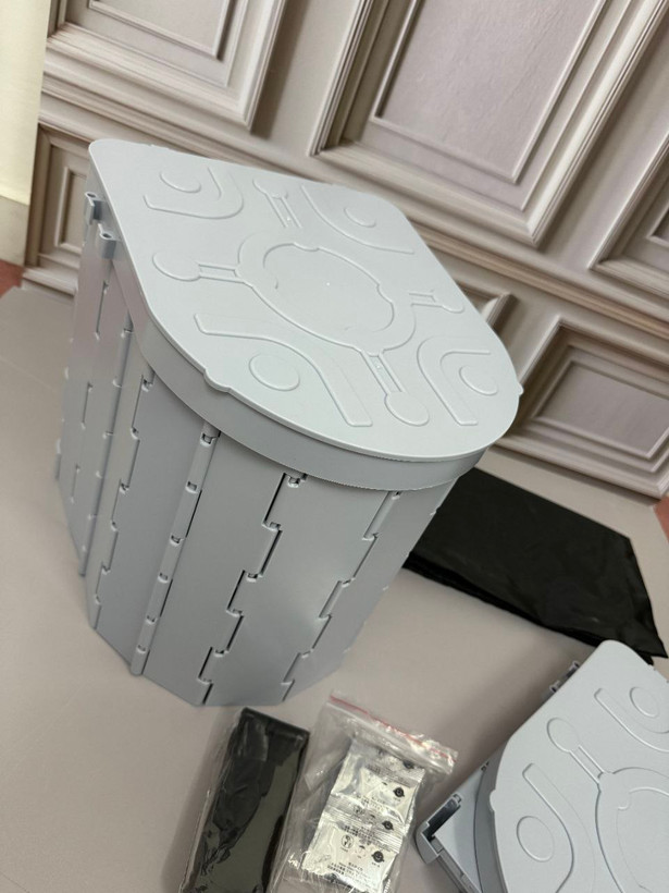 توالت فرنگی سفری تاشو کم جا 