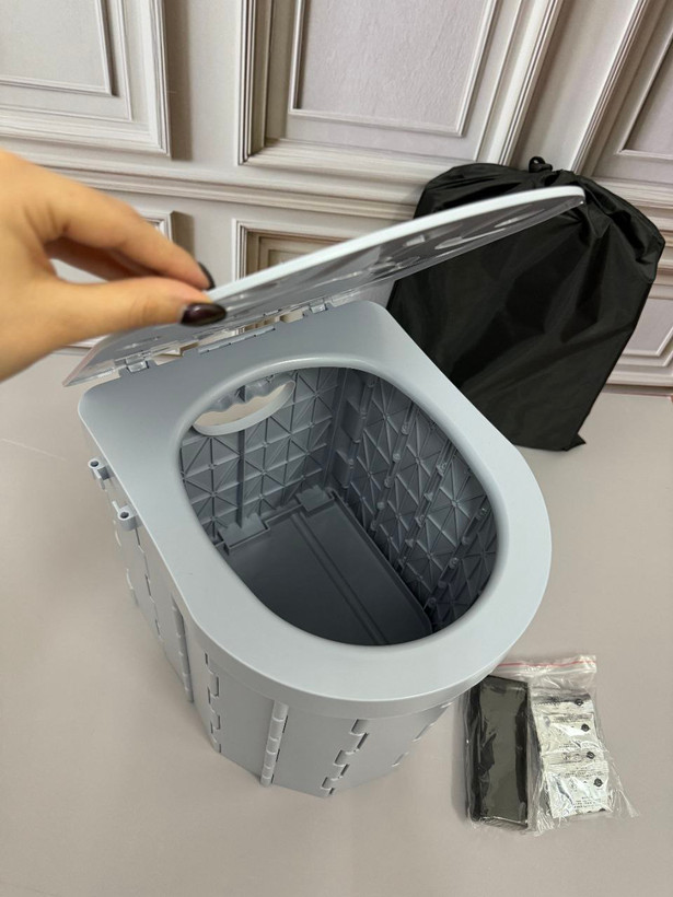 توالت فرنگی سفری تاشو کم جا 