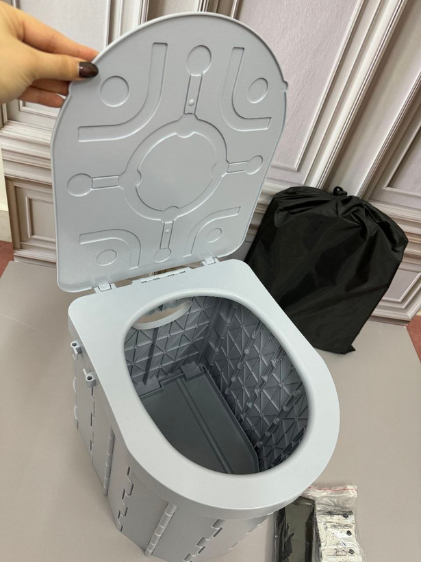 توالت فرنگی سفری تاشو کم جا 