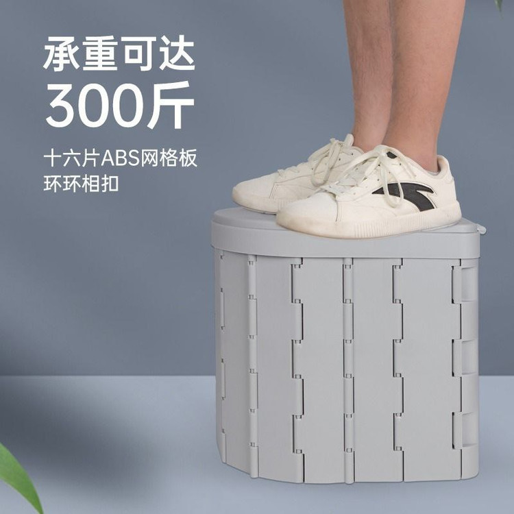 توالت فرنگی سفری تاشو کم جا 