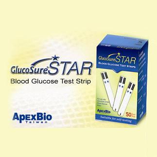 glucosure star test strips